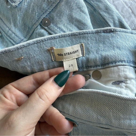 Madewell - The '90s Straight Jean - Ward Wash - Picture 9 of 16